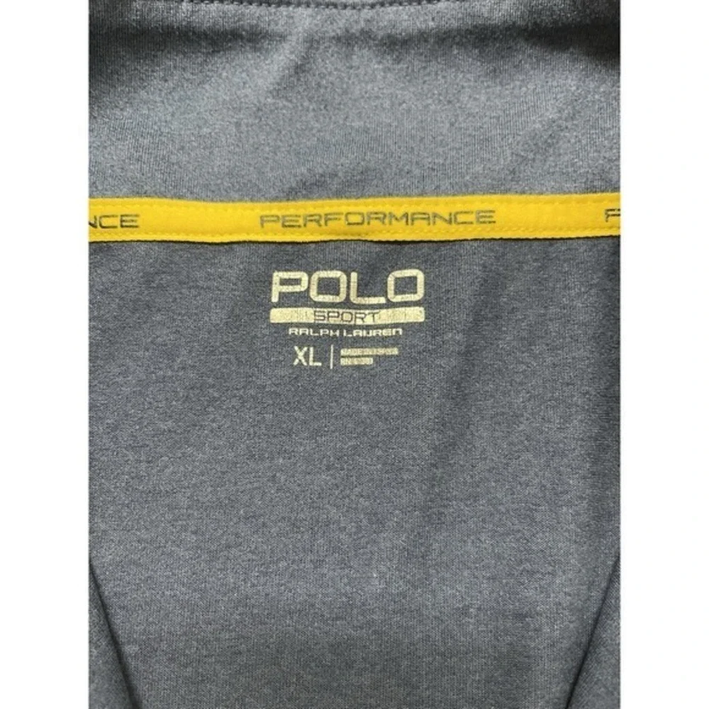 Polo Sport Ralph Lauren Performance Shirt Men XL  Navy Quarter Zip ThermoVenT